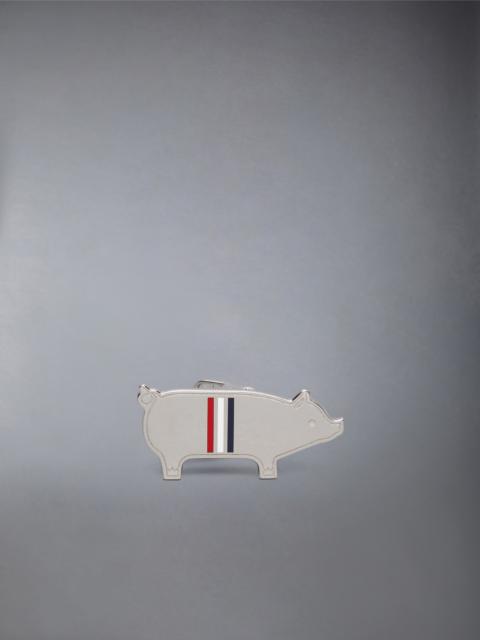 Thom Browne STERLING SILVER PIG TIE BAR