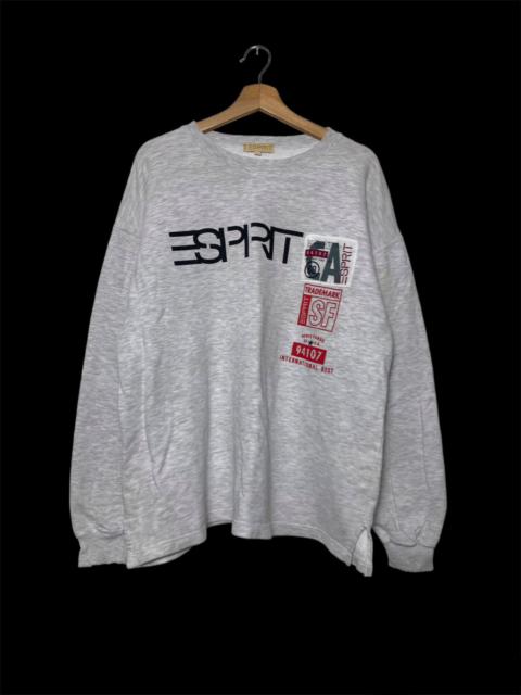 Other Designers Vintage - Vintage Esprit SpellOut Patches Crewneck Sweatshirt