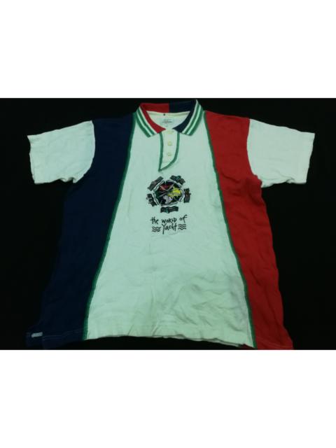 Other Designers Designer - Jean Charles De Castelbajac Color Block Embroidery Logo