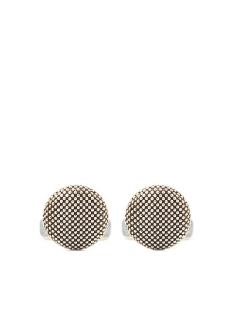 GIORGIO ARMANI STERLING-SILVER CUFFLINKS