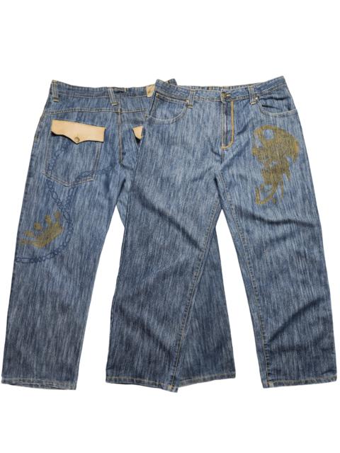 Other Designers Affliction - Skull Jeans Baggy Design by AC:CESS