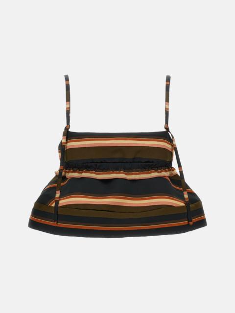 sacai Sacai Women Horizontal Stripes Top
