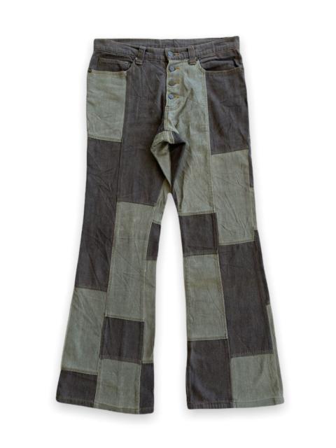 Japanese Brand - Tornado Mart Japan Flared Reconstructed Denim