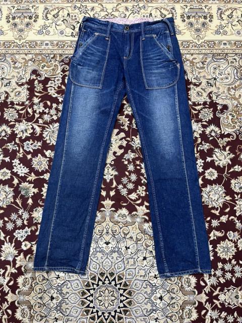 Other Designers Japanese Brand - Antgauge Fourmimesure Bush Pocket Cinch Back Denim