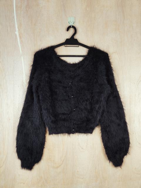 Other Designers Japanese Brand - Resexy Black Shag Shaggy Fur Mohair Knitwear #S288