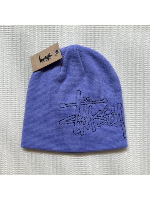 Stüssy Stussy Stitch Logo Skull Cap Beanie Hat 