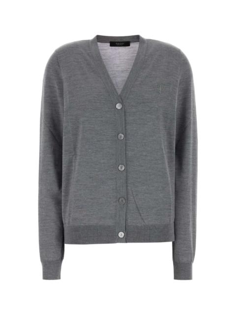 GUCCI Gucci Women Grey Wool Cardigan