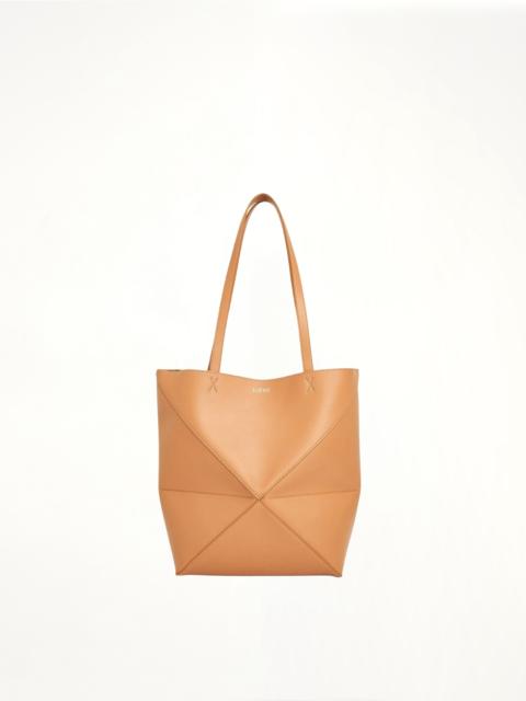 Loewe Medium Puzzle Fold Tote Bag in Warm Desert