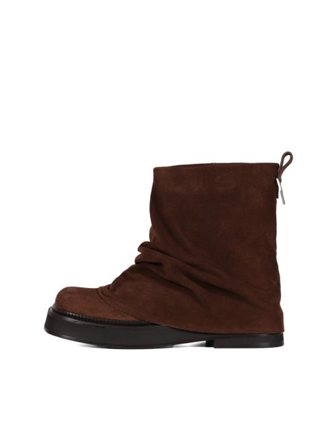 THE ATTICO MINI ROBIN COMBAT BOOT / BROWN