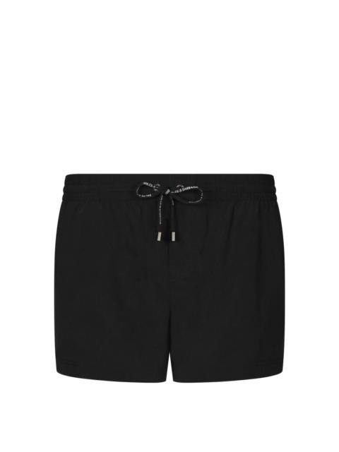 drawstring-fastening swim shorts