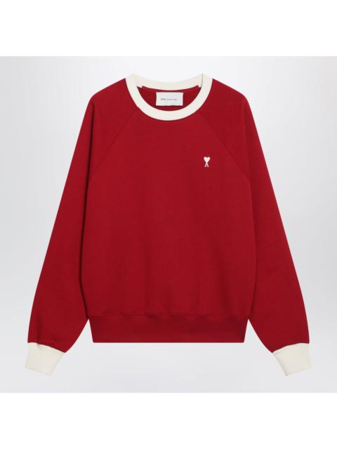 AMI Paris Ami Paris Ami De Coeur Sweatshirt Red/Ivory Women