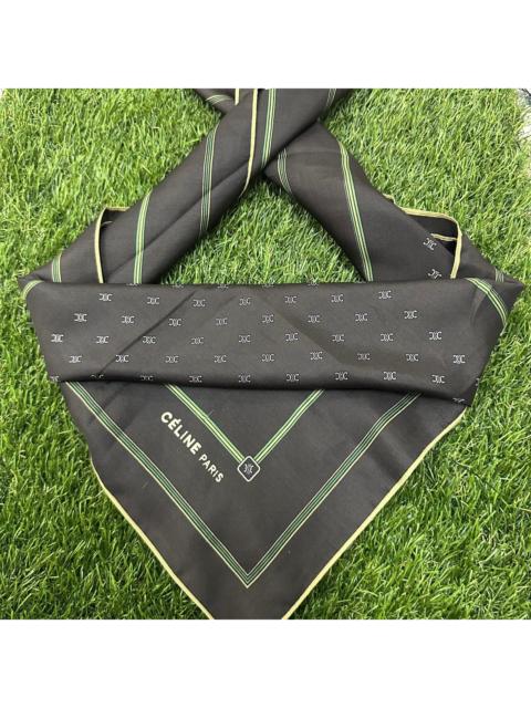 CELINE CELINE Paris Vintage 100% Silk Scarf Made in Italy