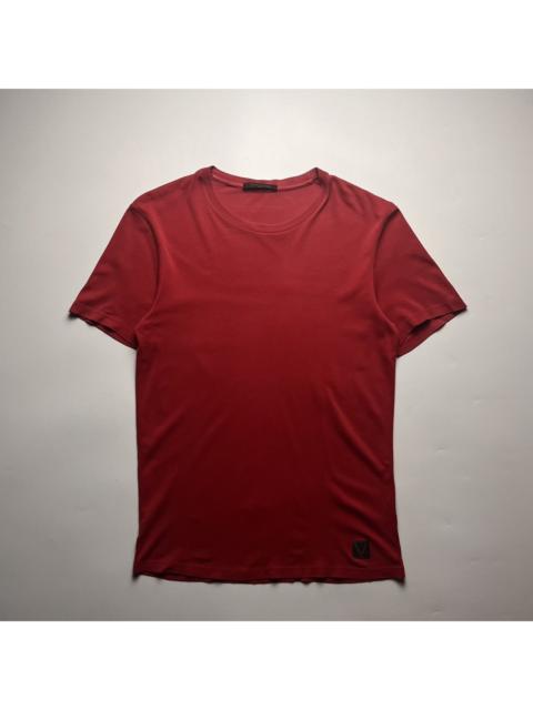 Louis Vuitton Louis Vuitton Patch Logo Red T-Shirt