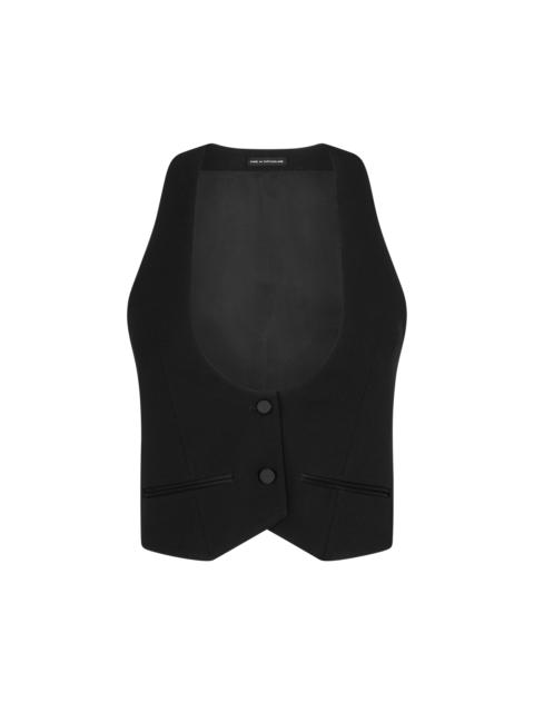 TOM FORD SHARP GRAIN DE POUDRE TUXEDO WAISTCOAT