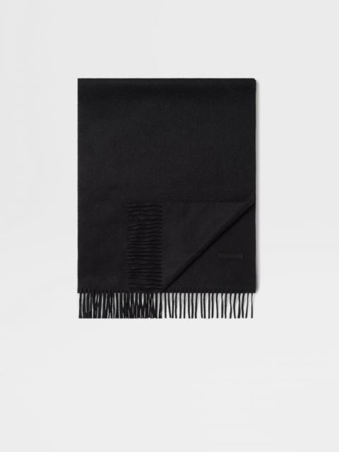 ZEGNA BLACK OASI CASHMERE SCARF