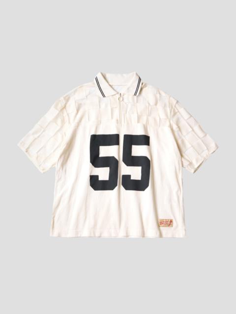 Kapital CHECKER SEE-THROUGH POLO SHIRTS