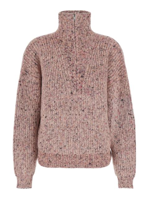 Isabel Marant Étoile Isabel Marant Etoile Women Sweater Anita-Gc With V-Neck, Long Sleeves, Wool Fabric And Pink, Women