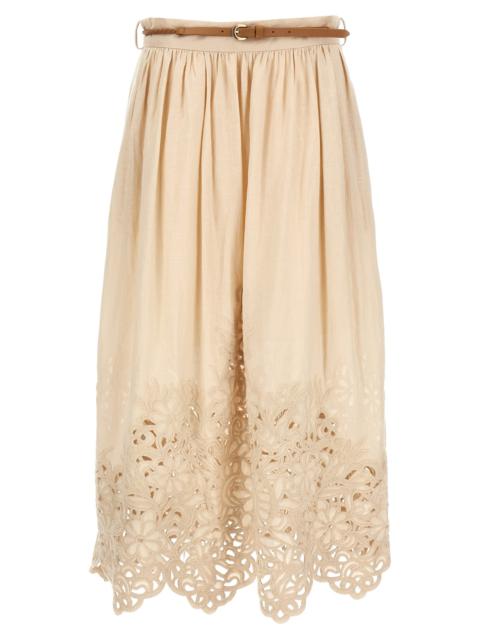 Zimmermann Wylie Skirts Beige