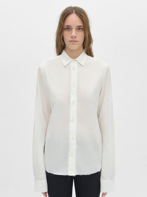Ann Demeulemeester Liek Classic Shirt With Raw Edges
