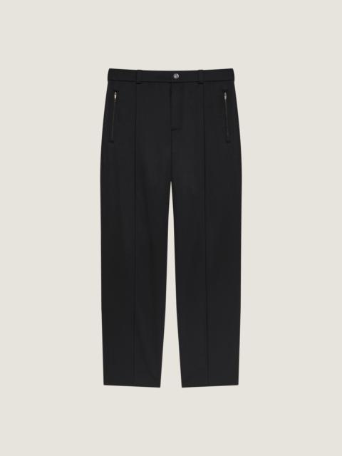 Givenchy TWO-PLEAT JOGGER PANTS IN SATIN