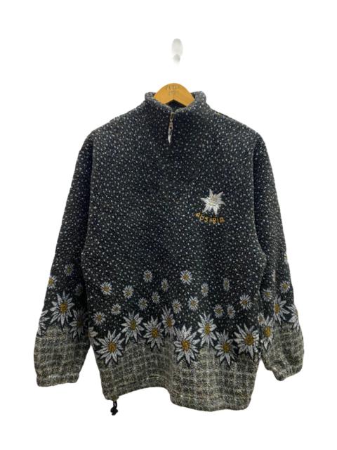 Other Designers Brand - GIRARDELLI - AUTRIA FLEECE FLOWER SWEATER