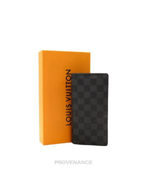 Louis Vuitton Louis Vuitton Brazza Long Wallet - Damier Graphite