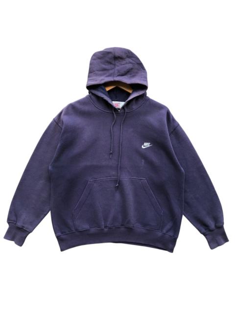 Nike Vintage sunfaded NIKE small logo boxy hoodie