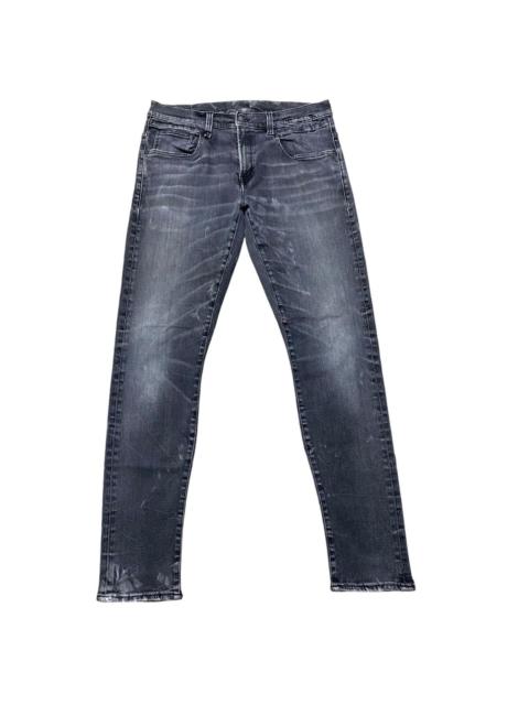 R13 R13 Black Marble Boy Skinny Jeans