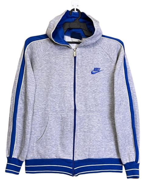 Nike RARE🔥VINTAGE 90s NIKE BLUE TAG ZIPPER HOODIES