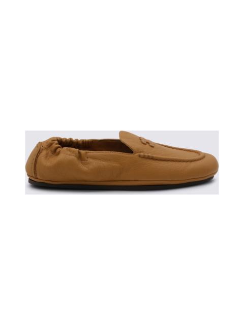 CELINE Sahara Leather Loafers