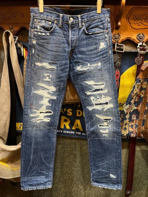 RRL by Ralph Lauren Ralph Lauren Ripped Selvedge Jeans