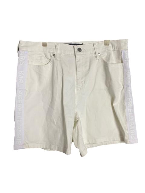 Other Designers 🔥RARE🔥 Karl Lagerfeld Luxury Side Tape Logo Short Pant