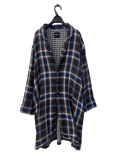 Other Designers Ne-net issey miyake plaid cotton overshirt