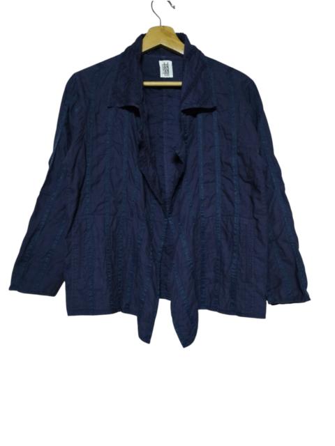 ISSEY MIYAKE Issey Miyake Haath Haat Wrinkle Open Cardigan