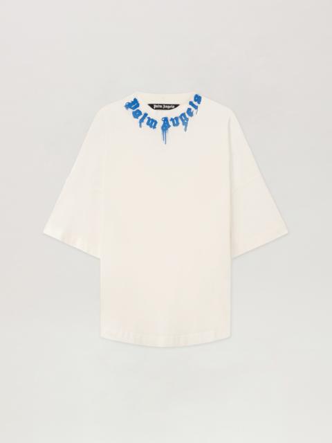 Palm Angels Curved Logo Over T-shirt