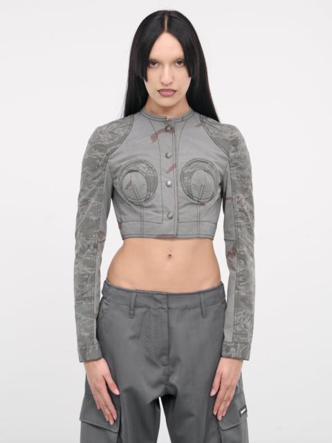 Marine Serre Regenerated Camo Crop Jacket