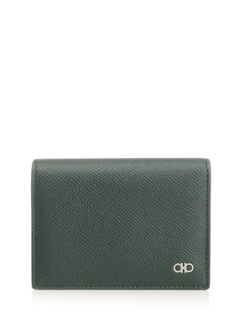 FERRAGAMO Ferragamo Men "Gancini" Credit Card Holder