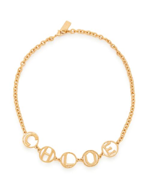 Chloé Chloe The Chloé Script Necklace