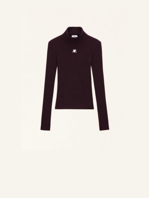 courrèges PULL COL MONTANT RÉÉDITION