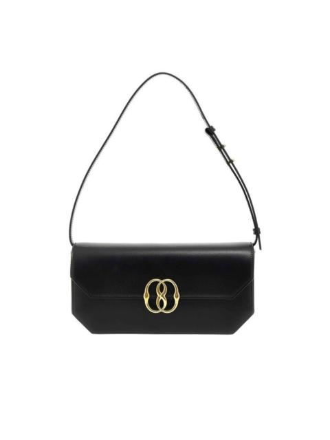 Other Designers Bally Emblem Folio Leather Shoulder Bag