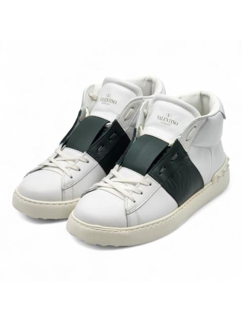 Valentino Open High Top Sneakers White EU 40.5 US 10W 7.5M - NWB $770