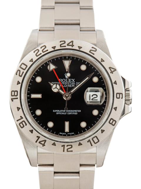 ROLEX Used Rolex Explorer II Ref 16570 Black