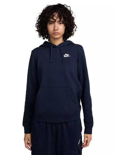 Nike Women's Sportswear Club Fleece Standard Pullover Hoodie -Blue