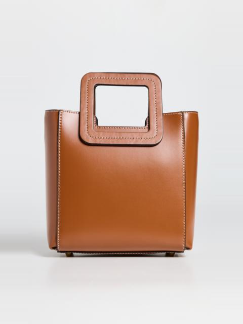 STAUD Mini Shirley Leather Bag
