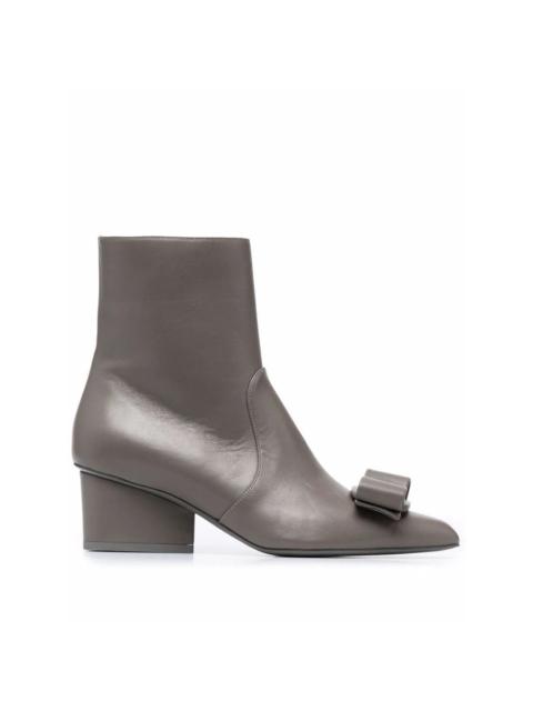FERRAGAMO Ferragamo Womens Grey Ankle boots Boots