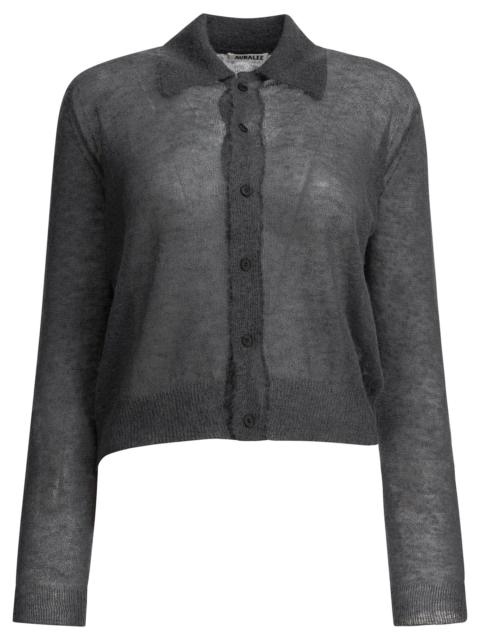 AURALEE Auralee Mohair Wool Cardigan