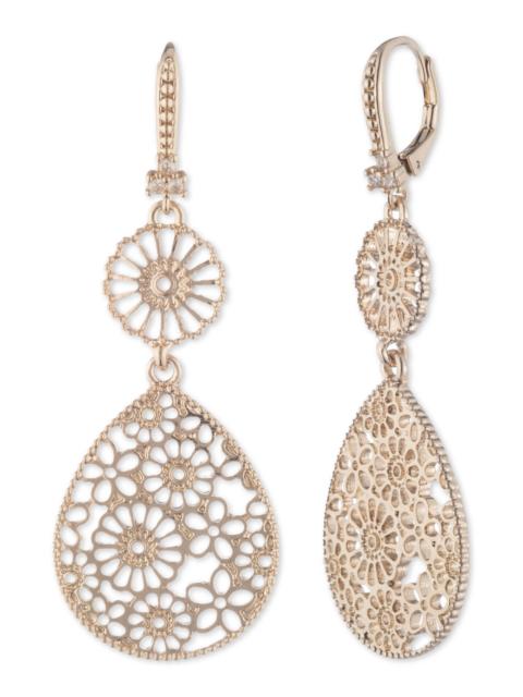Marchesa Marchesa Filigree Drop Earrings in Gold at Nordstrom