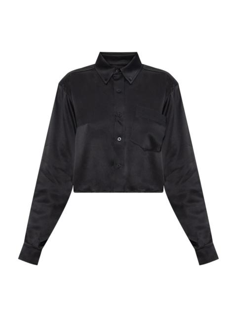 Alexander Wang Cropped Boyfriend Shirt
