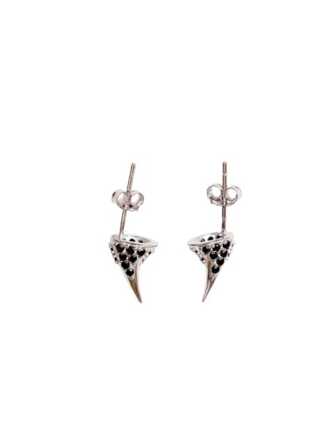 Collina Strada BLACK DIAMOND RHINESTONE HORN STUDS