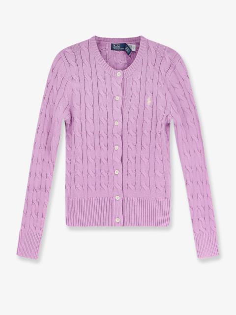 Other Designers Polo Ralph Lauren Cotton Cardigan With Contrasting Logo